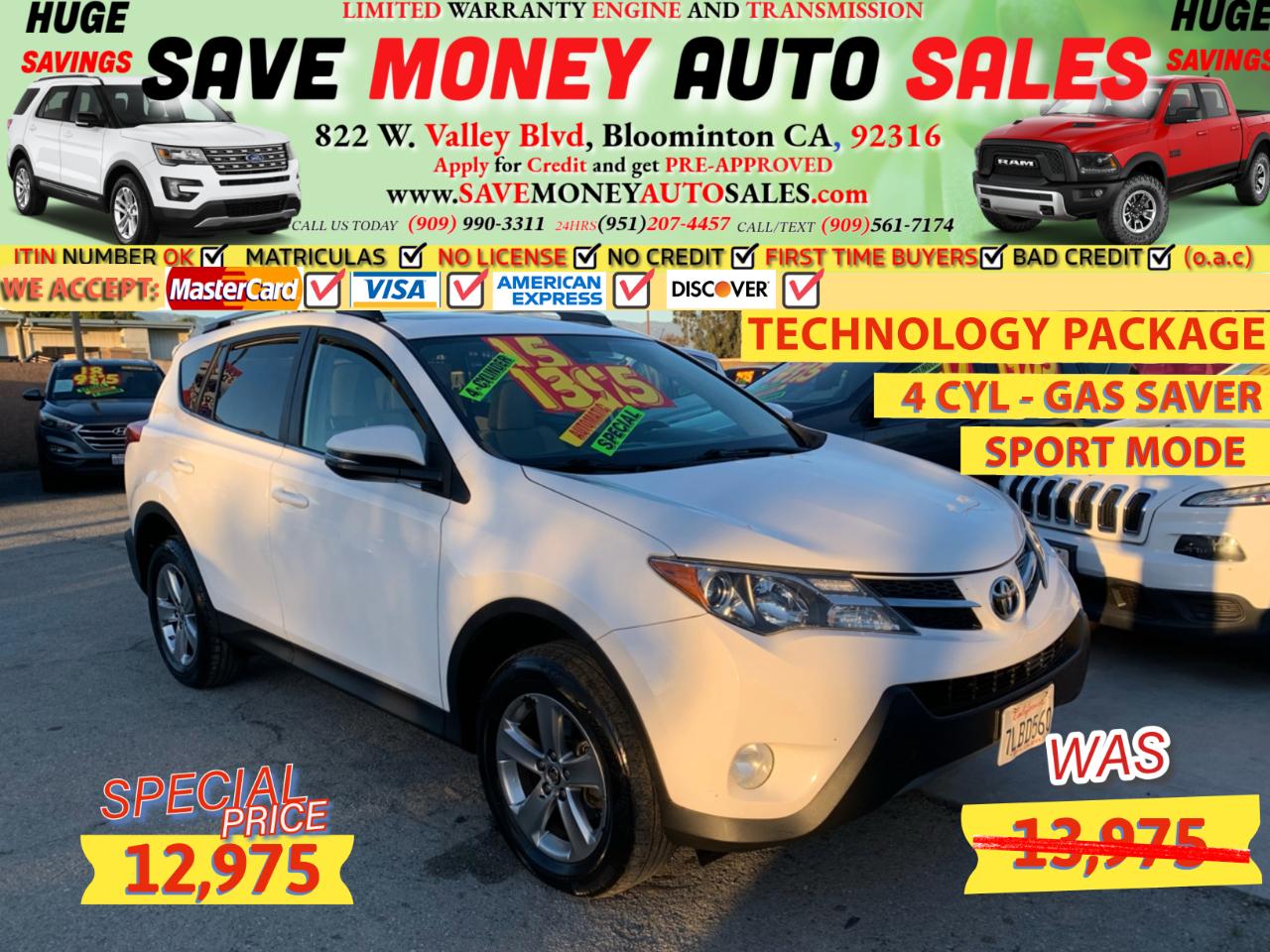 2015 Toyota RAV4 FWD 4dr XLE (Natl)