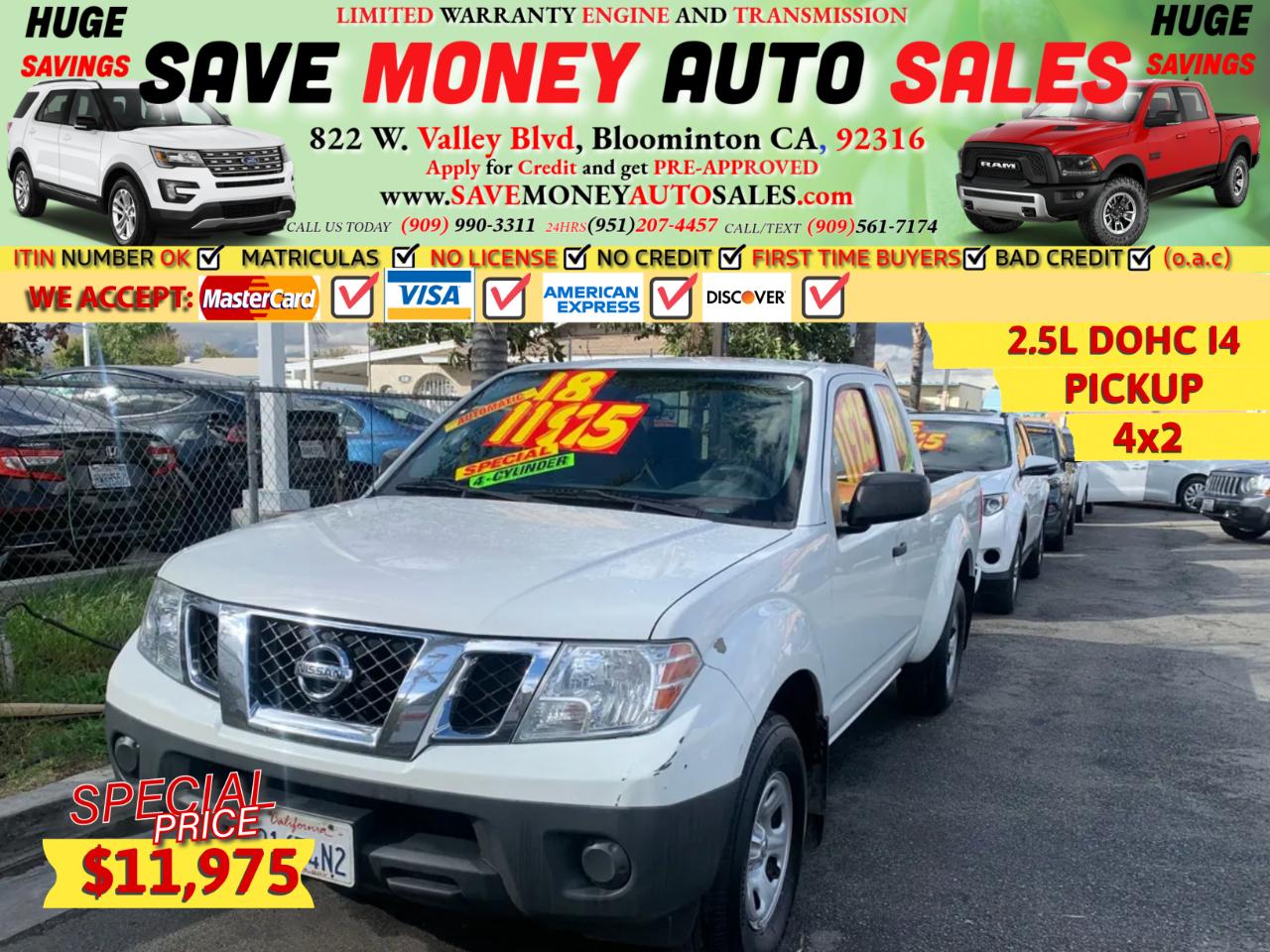 2018 Nissan Frontier King Cab 4x2 S Auto