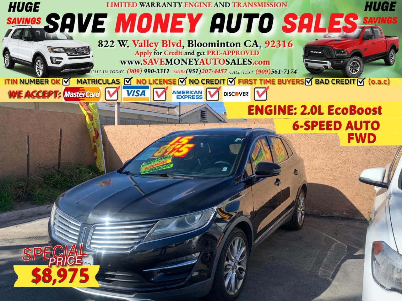 2015 Lincoln MKC FWD 4dr
