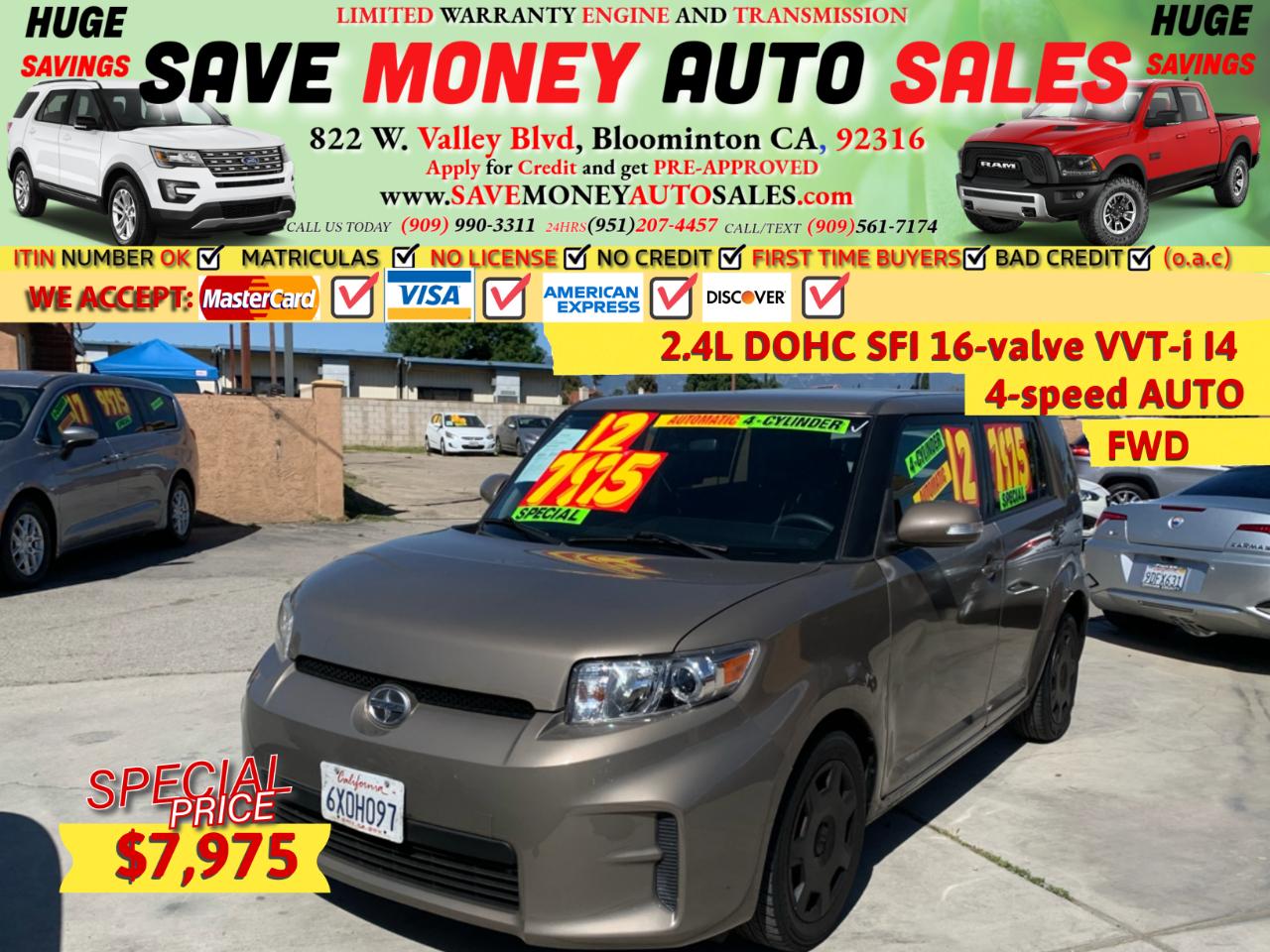 2012 Scion xB 5dr Wgn Man (Natl)