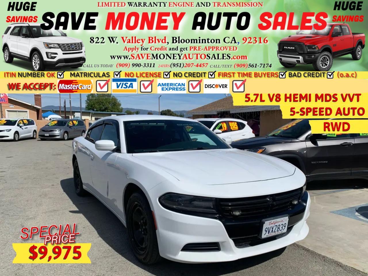 2015 Dodge Charger 4dr Sdn Police RWD