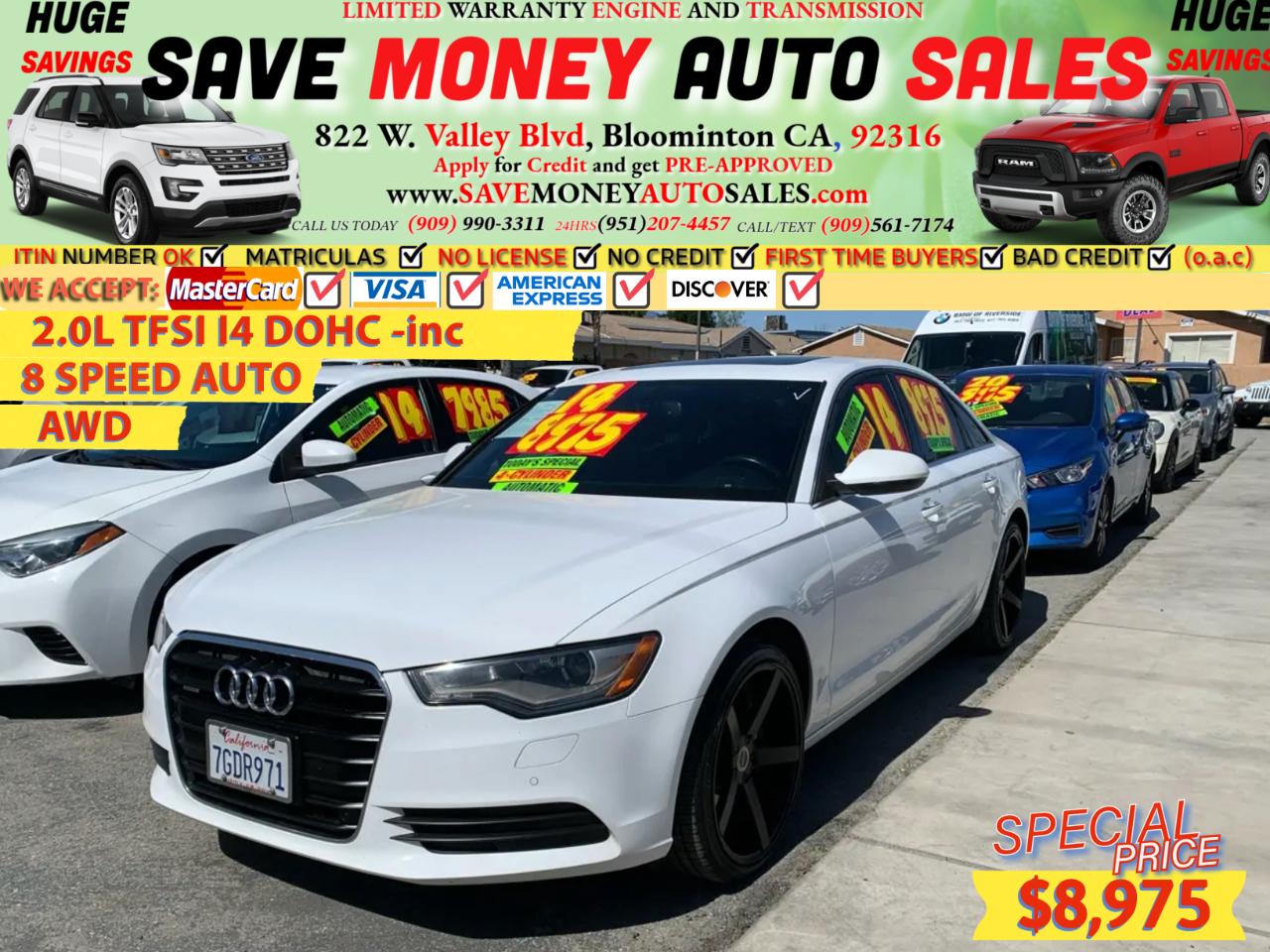 2014 Audi A6 4dr Sdn quattro 2.0T Premium Plus