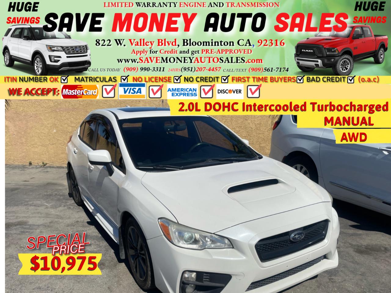 2017 Subaru WRX Premium Manual