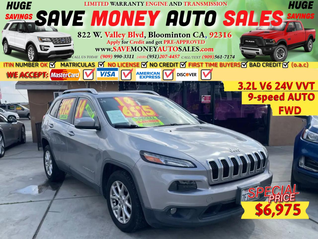 2014 Jeep Cherokee FWD 4dr Latitude