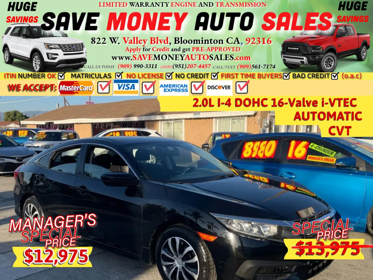 2017 Honda Civic Sedan LX CVT