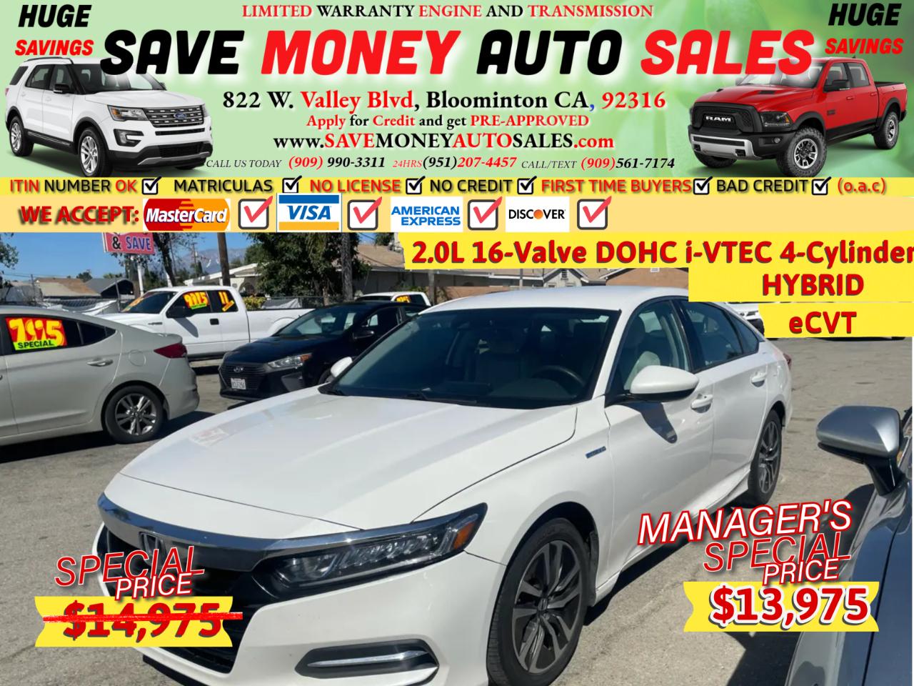 2019 Honda Accord Hybrid Sedan