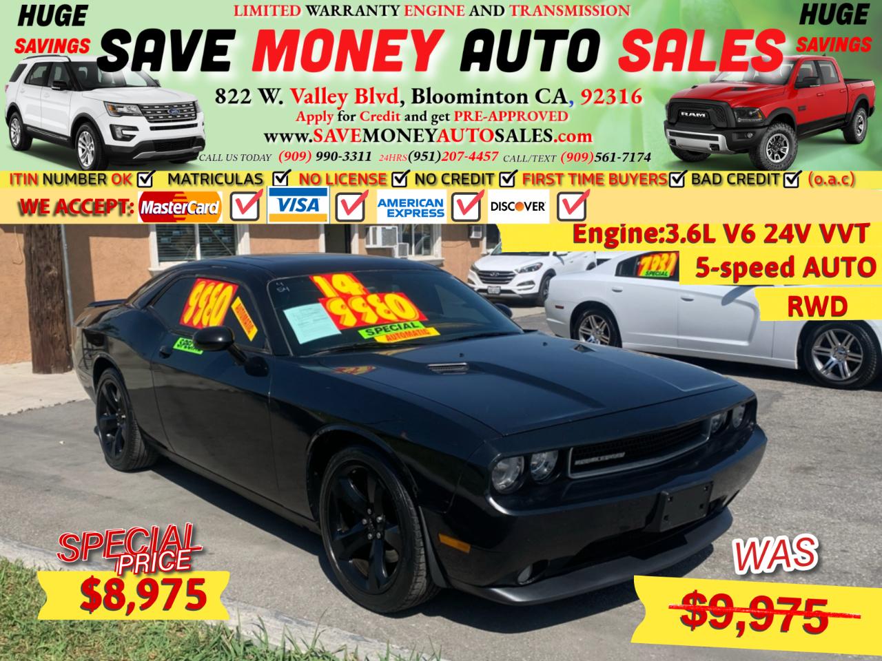 2014 Dodge Challenger SXT Plus RWD