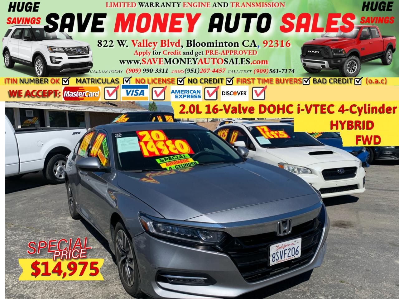 2020 Honda Accord Hybrid EX Sedan