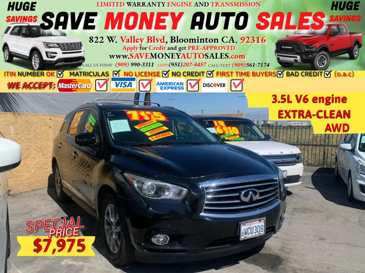 2013 Infiniti JX35 AWD 4dr