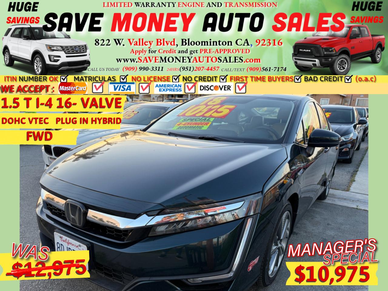 2018 Honda Clarity Plug-In Hybrid Sedan