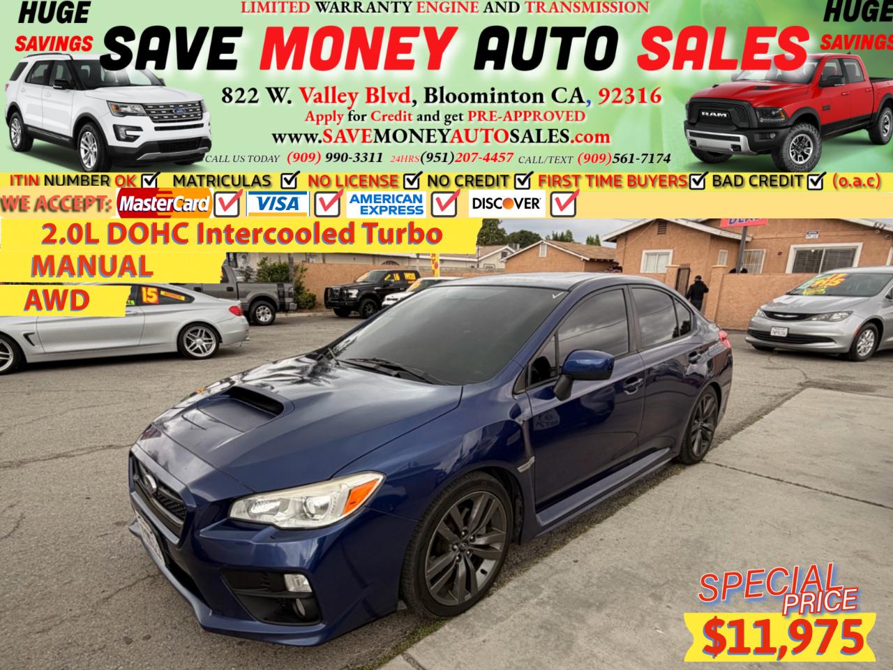 2017 Subaru WRX Premium Manual