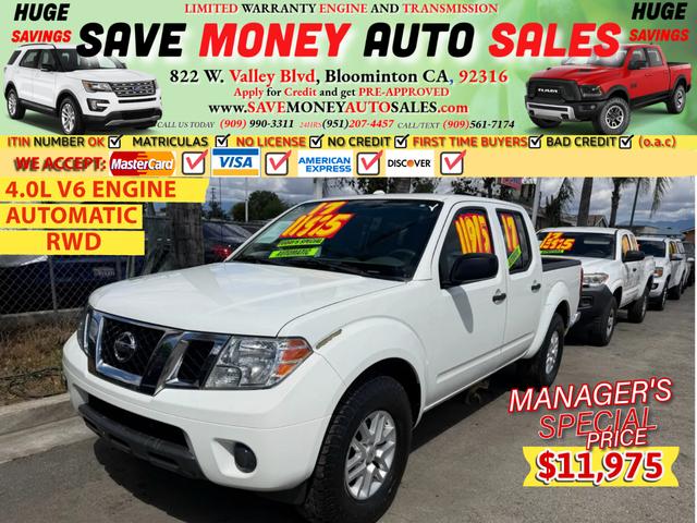 White 2017 Nissan Frontier Desert Runner Crew Cab Pickup Truck 4X2 Automatic