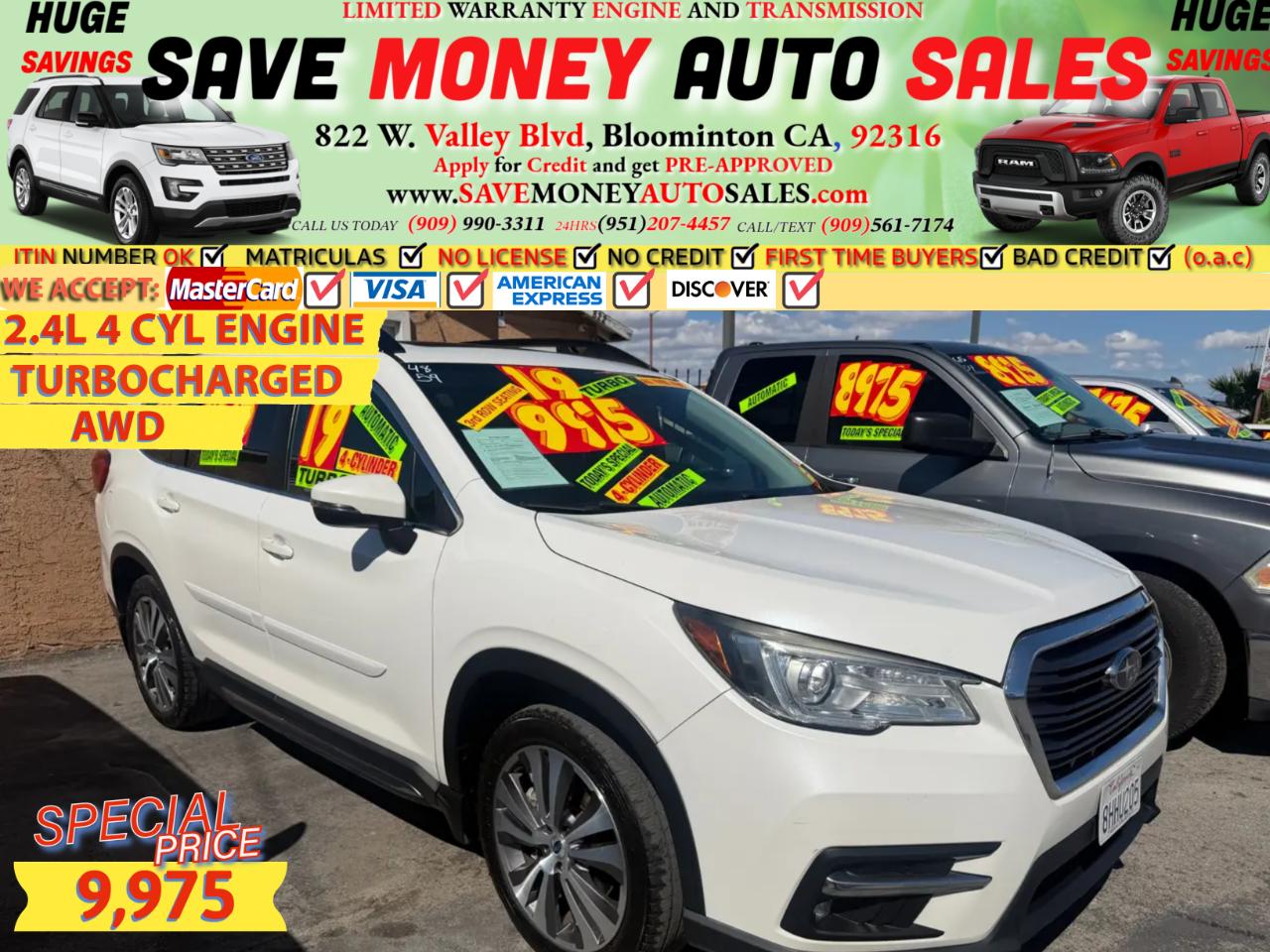 2019 Subaru Ascent 2.4T Limited 8-Passenger