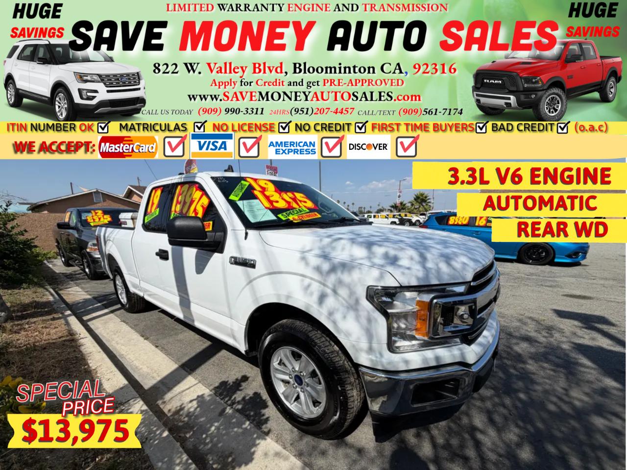 2019 Ford F-150 XLT 2WD SuperCab 6.5' Box