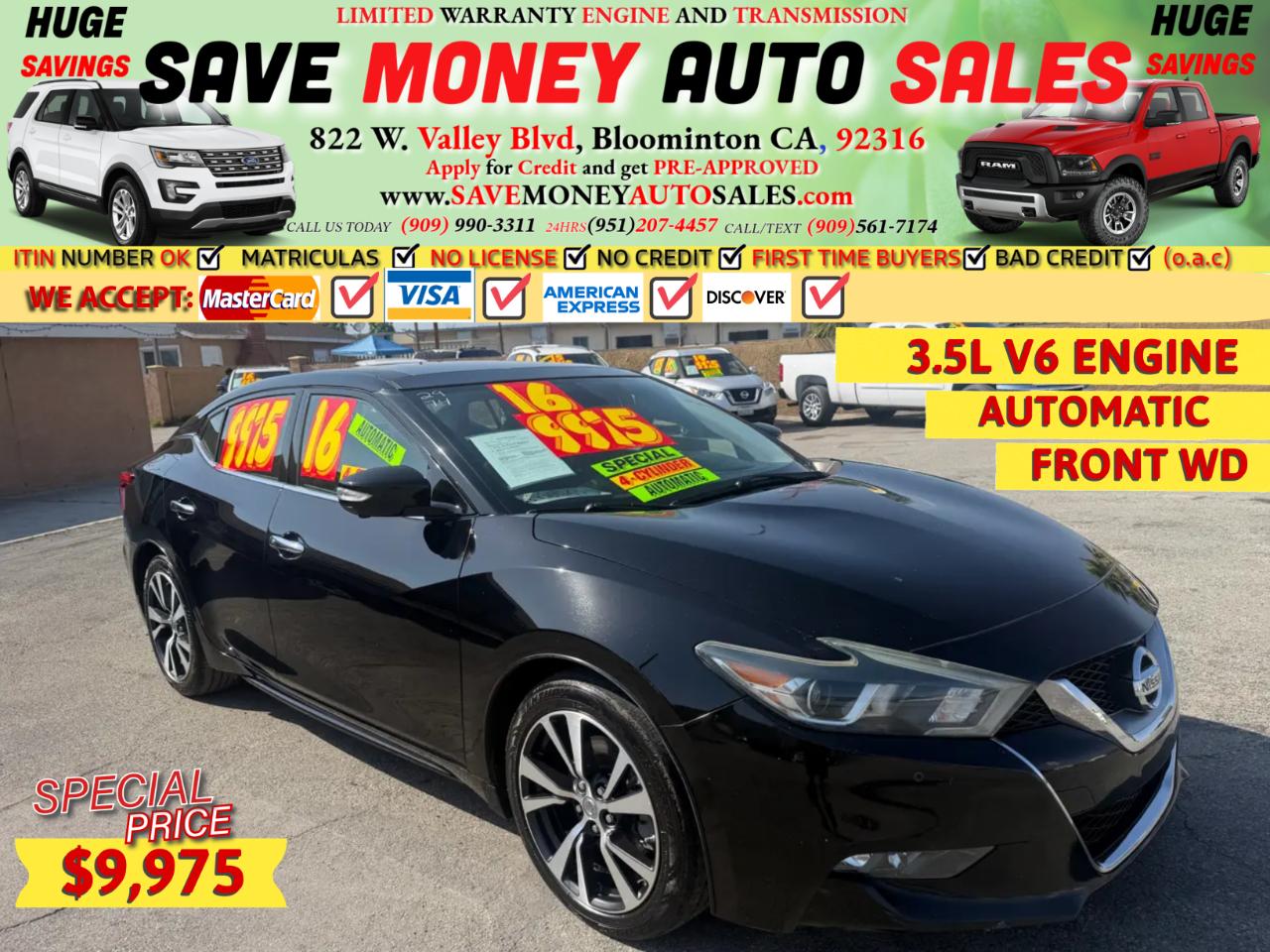 2016 Nissan Maxima 4dr Sdn 3.5 Platinum