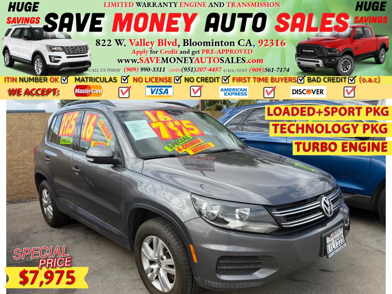 2016 Volkswagen Tiguan 4DR SUV