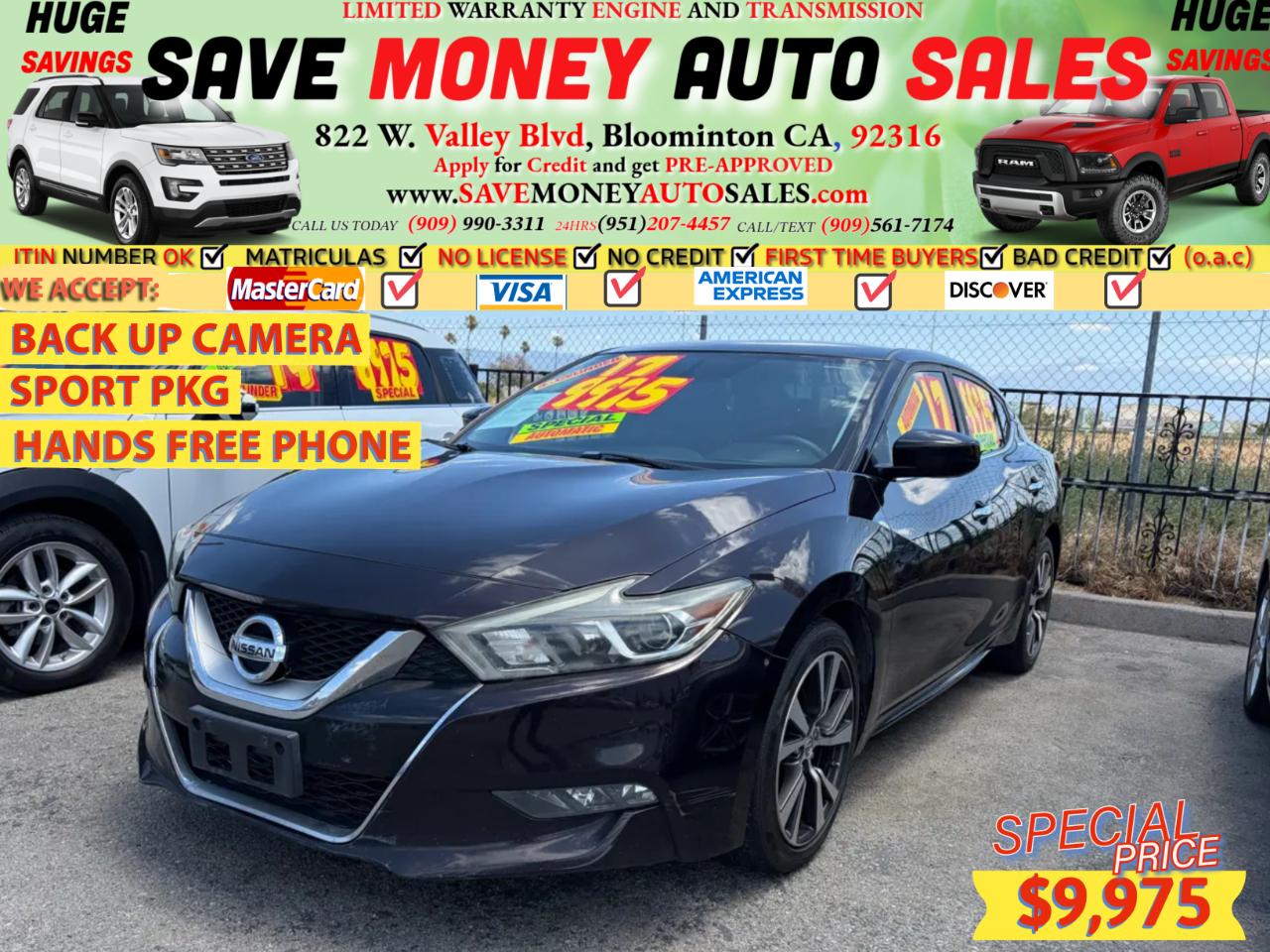 2017 Nissan Maxima 4dr Sdn 3.5 S