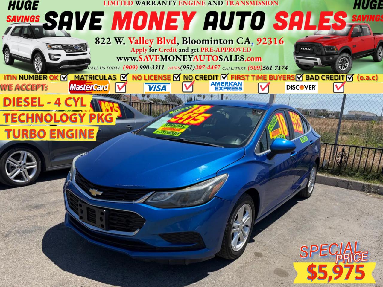 2018 Chevrolet Cruze TURBO+DIESEL