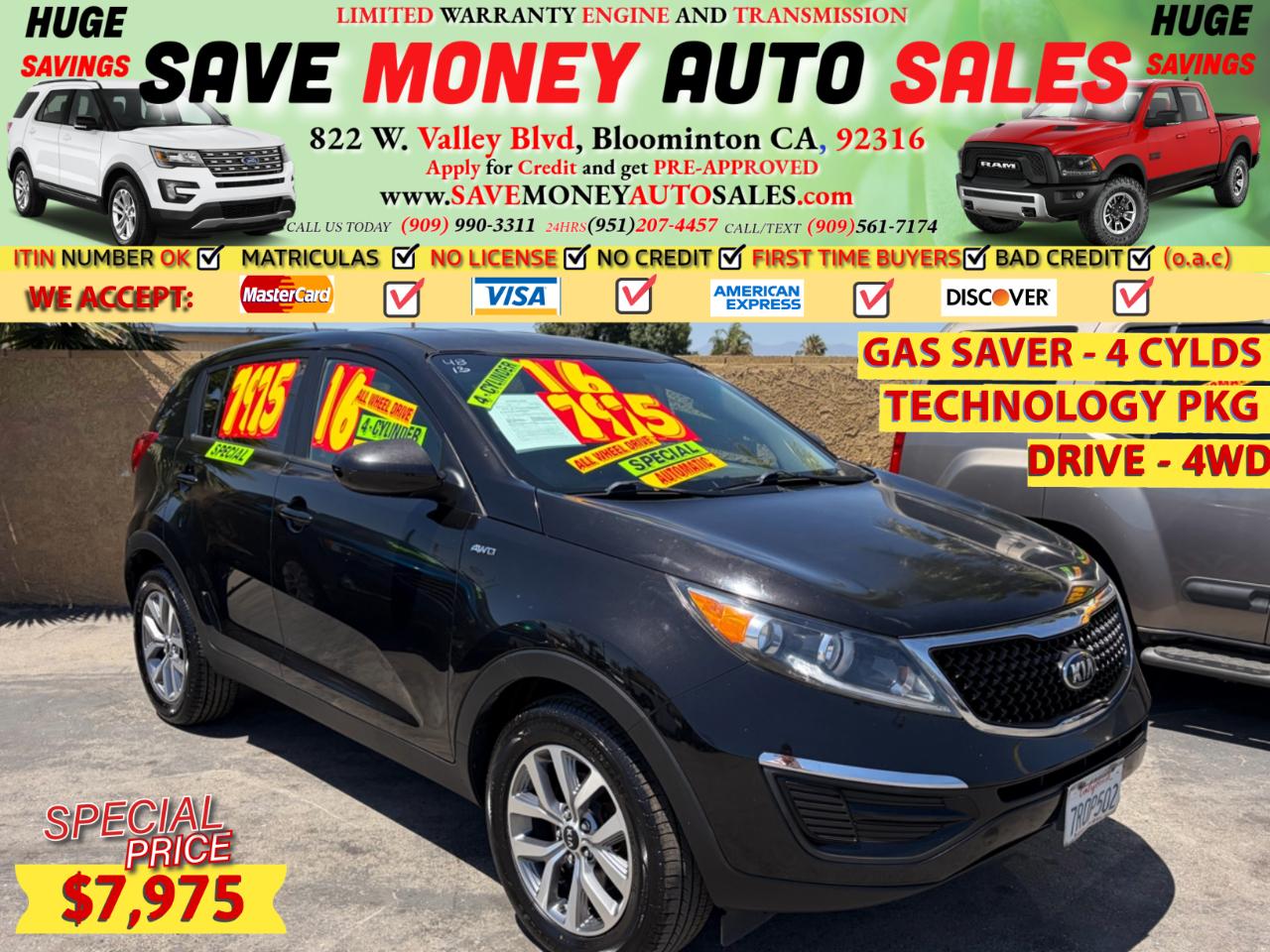 2016 Kia Sportage TECHNOLOGY PKG
