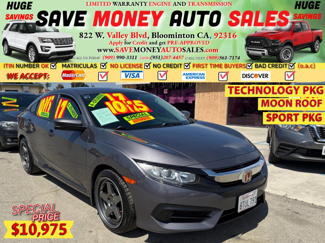 2017 Honda Civic SPORT PKG