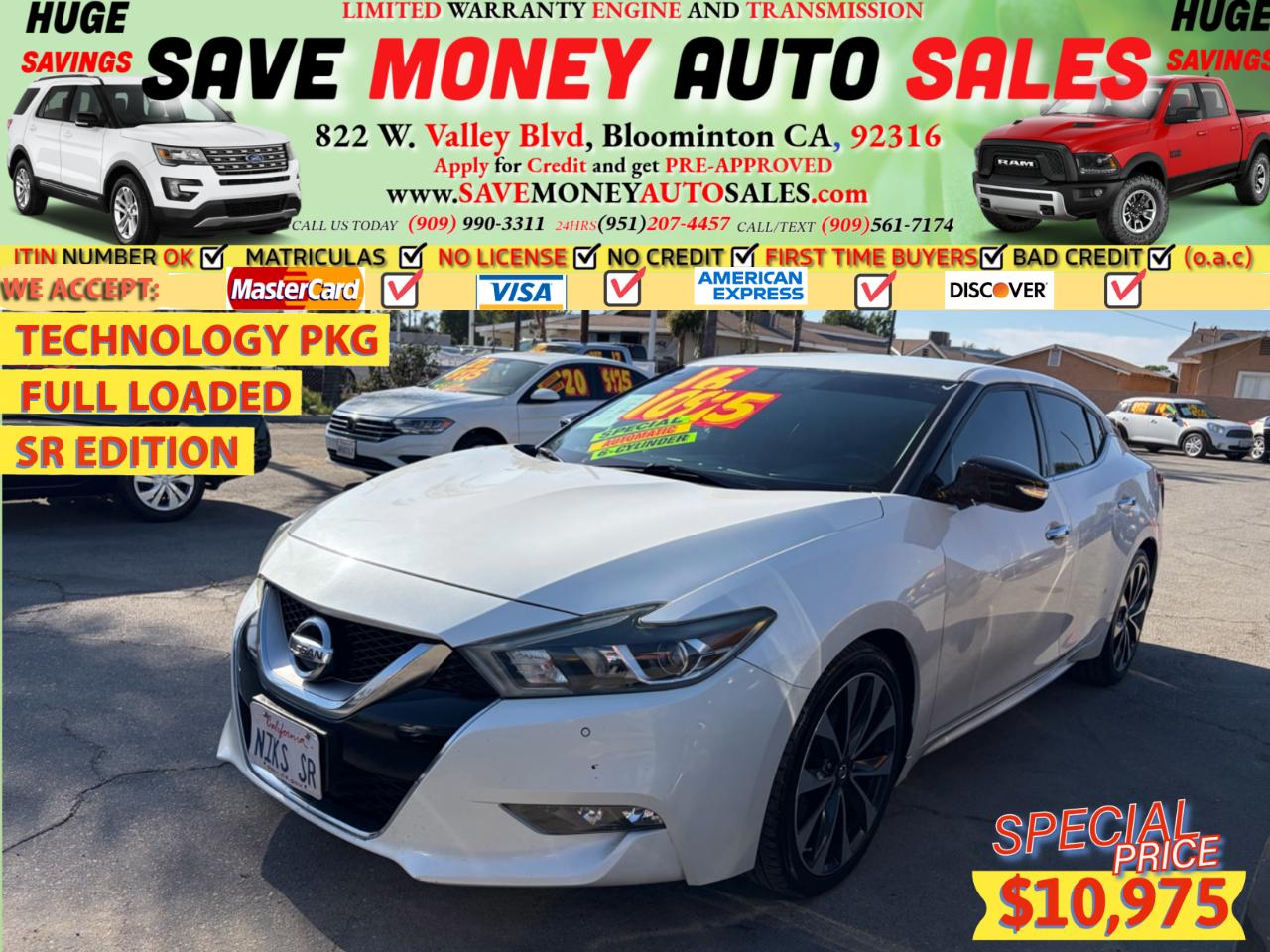 2016 Nissan Maxima SR EDITION