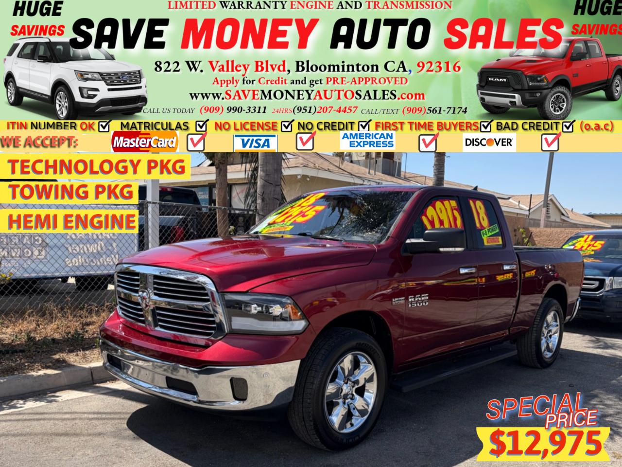 2018 RAM 1500 HEMI ENGINE