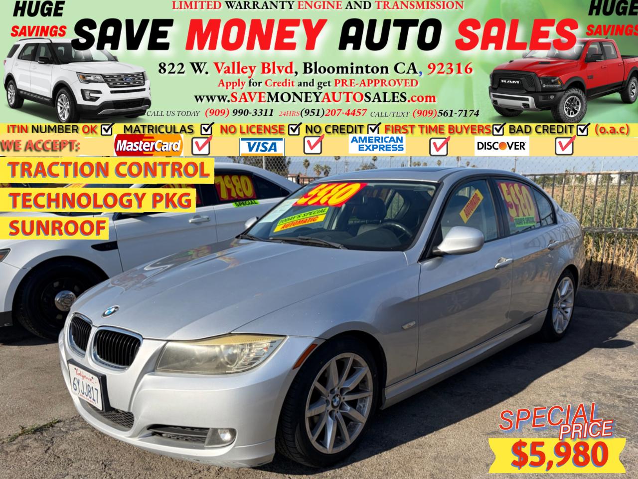 2011 BMW 328i TRACTION CONTROL