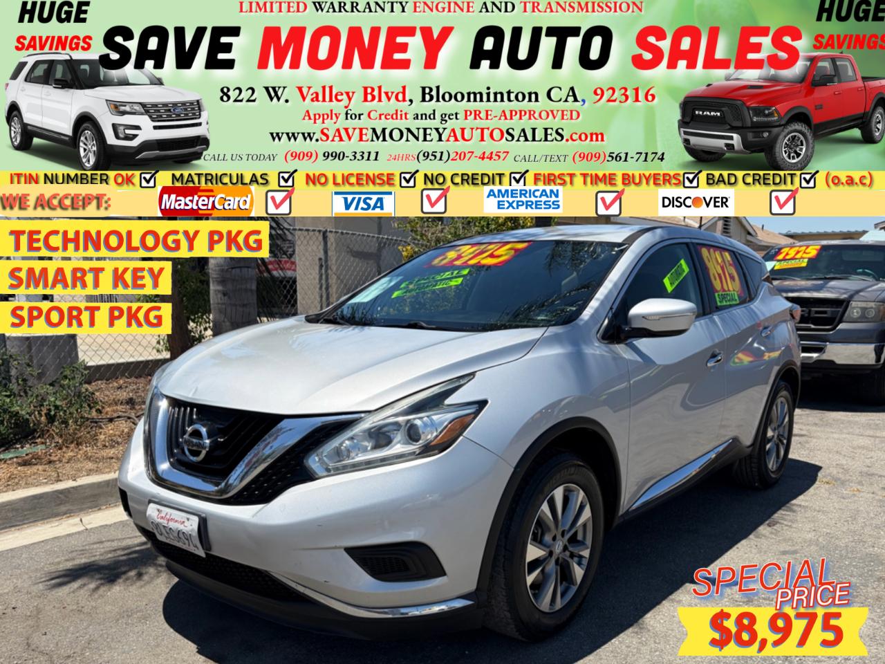 2015 Nissan Murano TECHNOLOGY PKG