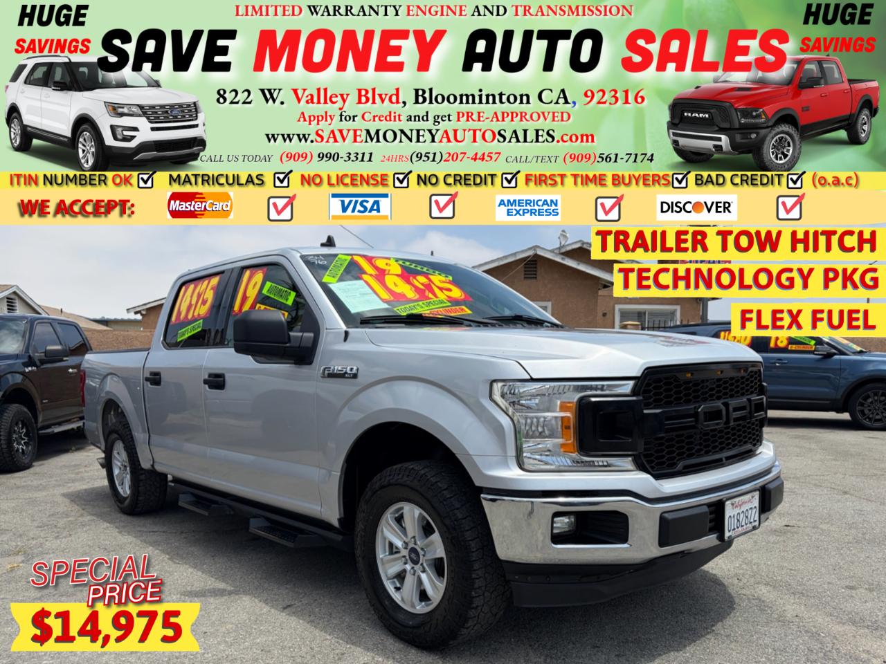 2019 Ford F150 FLEX FUEL