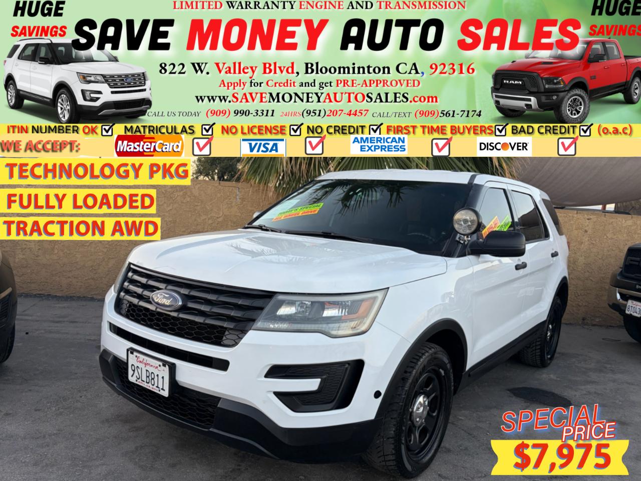 2017 Ford Explorer TECHNOLOGY PKG