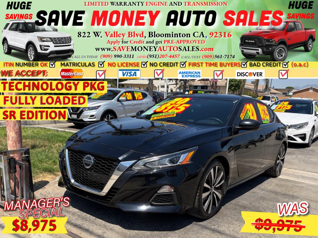 2020 Nissan Altima SR EDITION