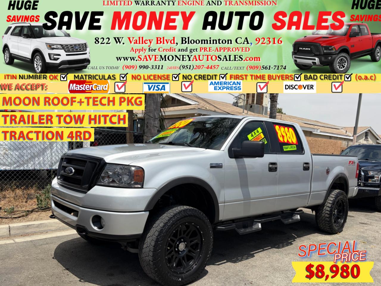 2007 Ford F150 TRACTION 4WD