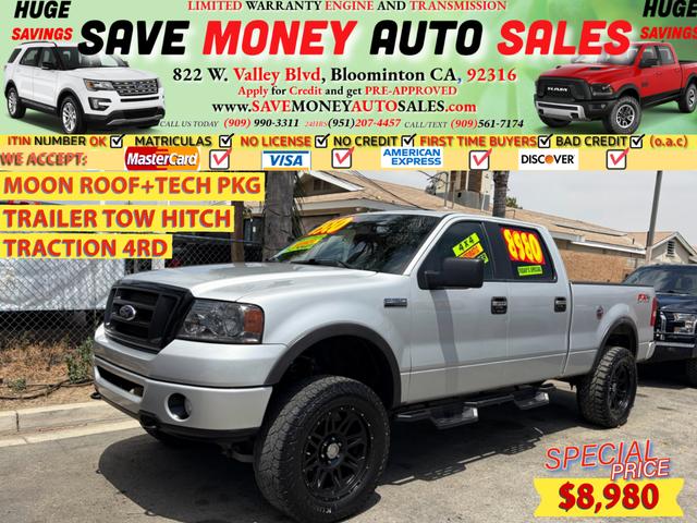 Gray 2007 Ford F-150 Pickup Truck 4-Speed Automatic