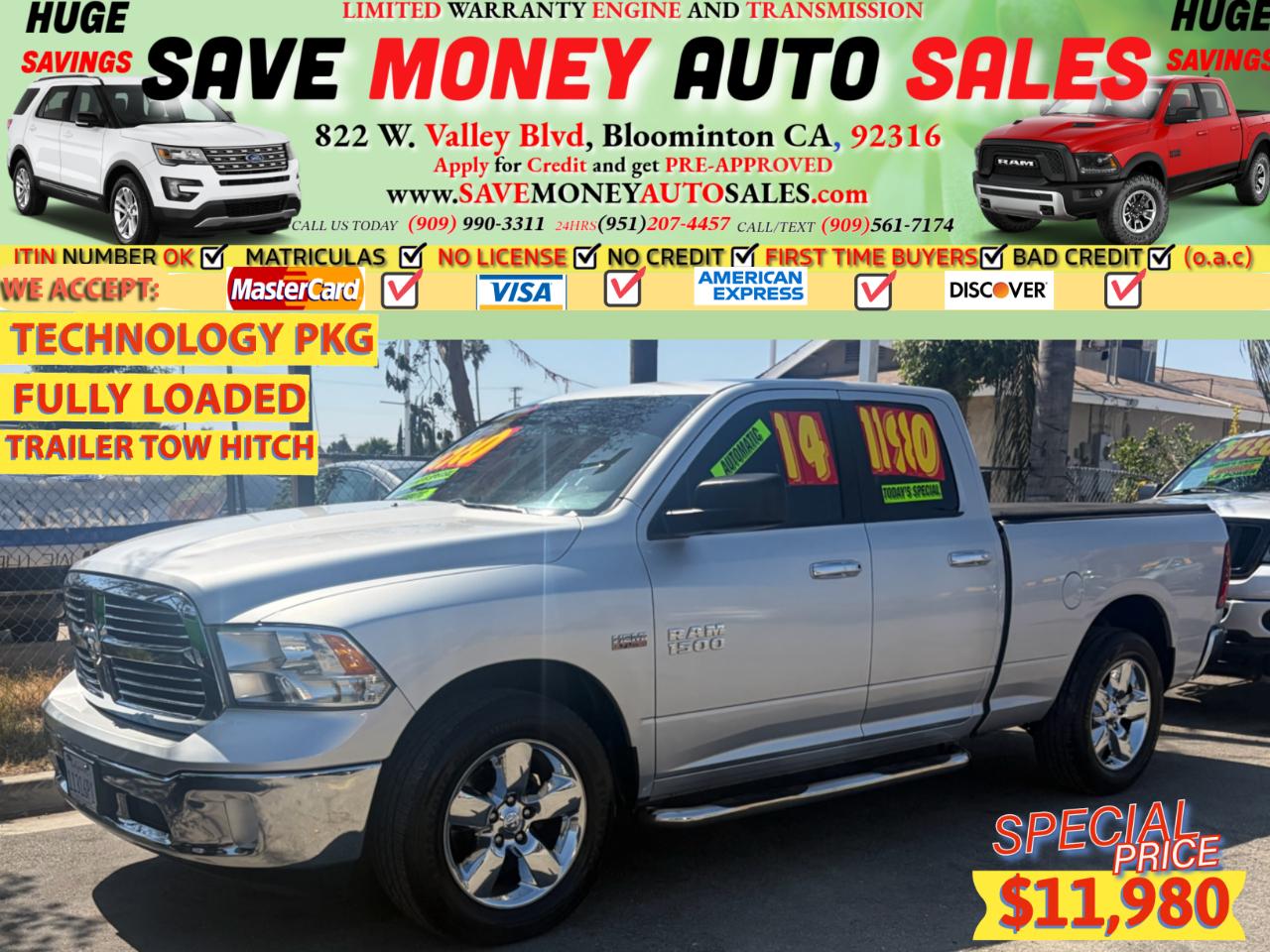 2014 RAM 1500 TECHNOLOGY PKG