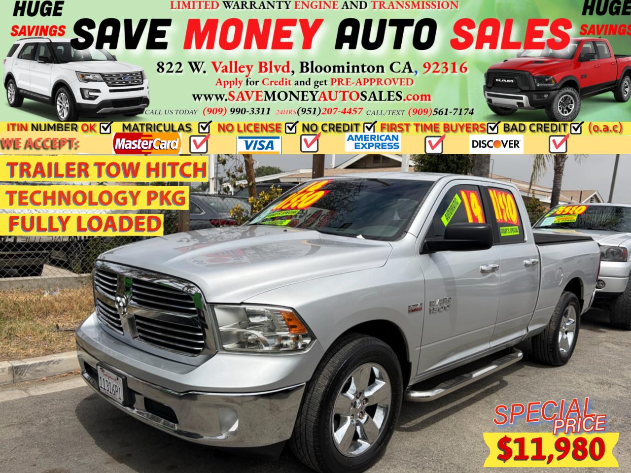 2014 RAM 1500 TECHNOLOGY PKG