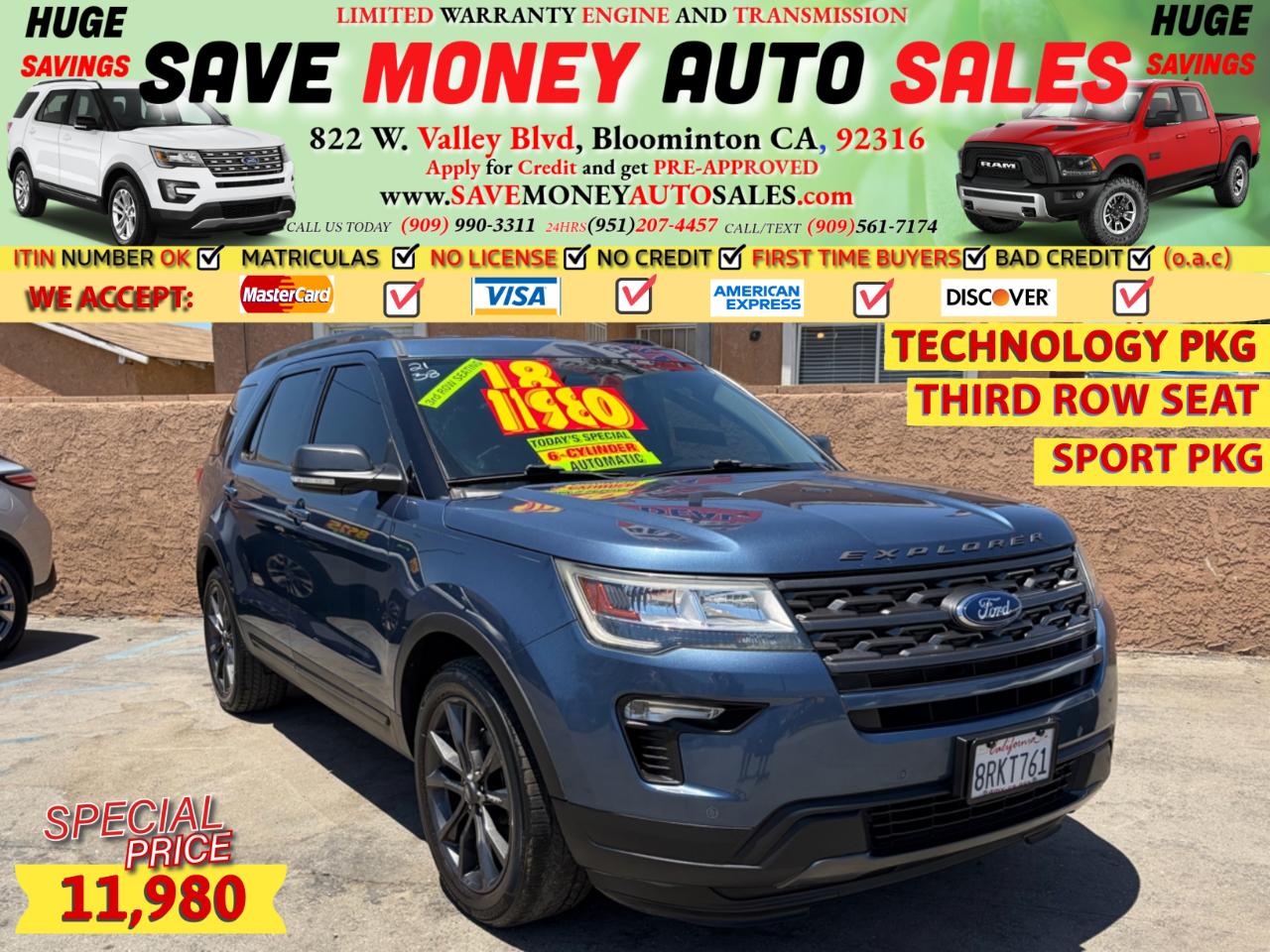 2018 Ford Explorer SPORT PKG