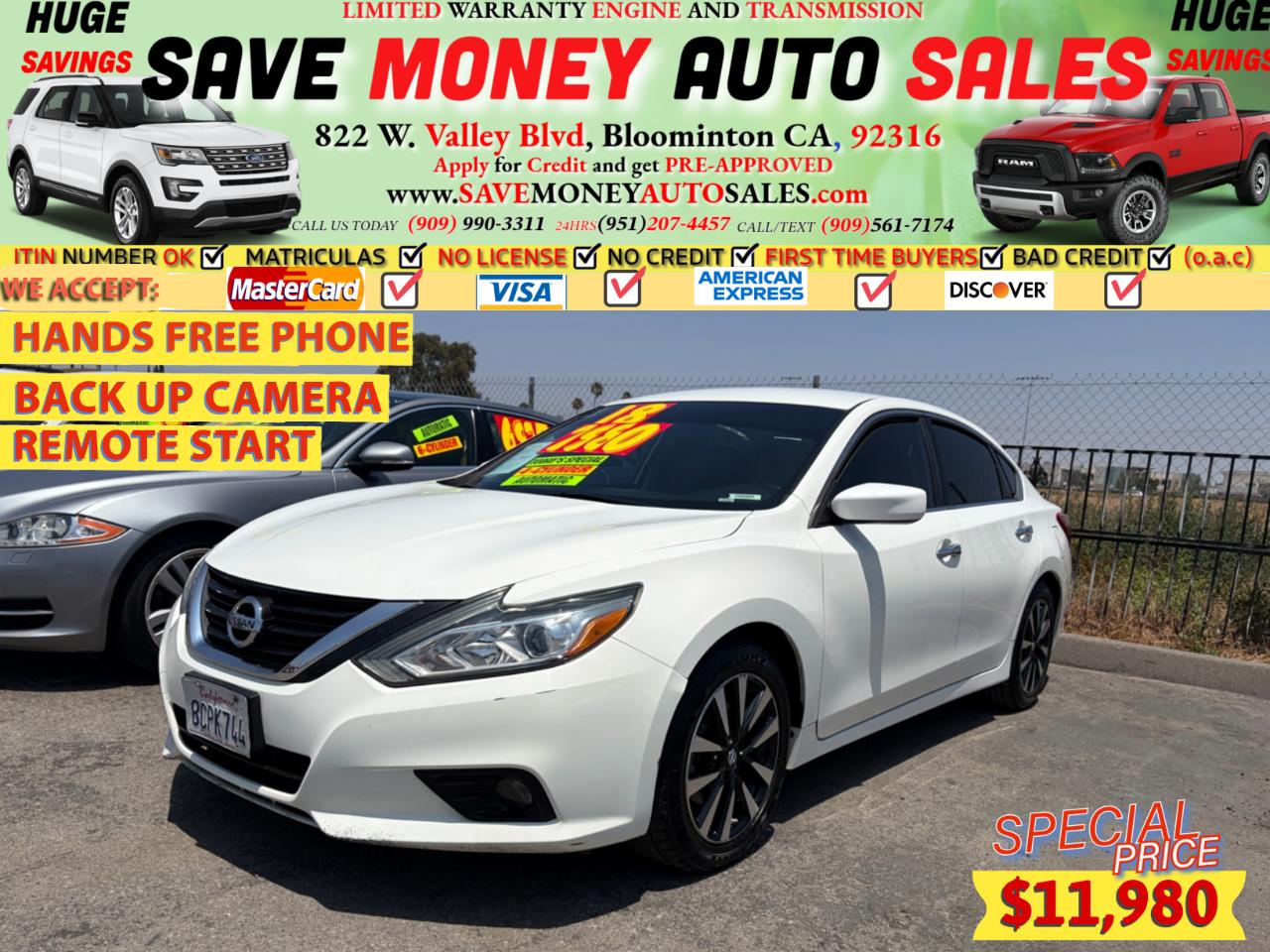 2018 Nissan Altima REMOTE START