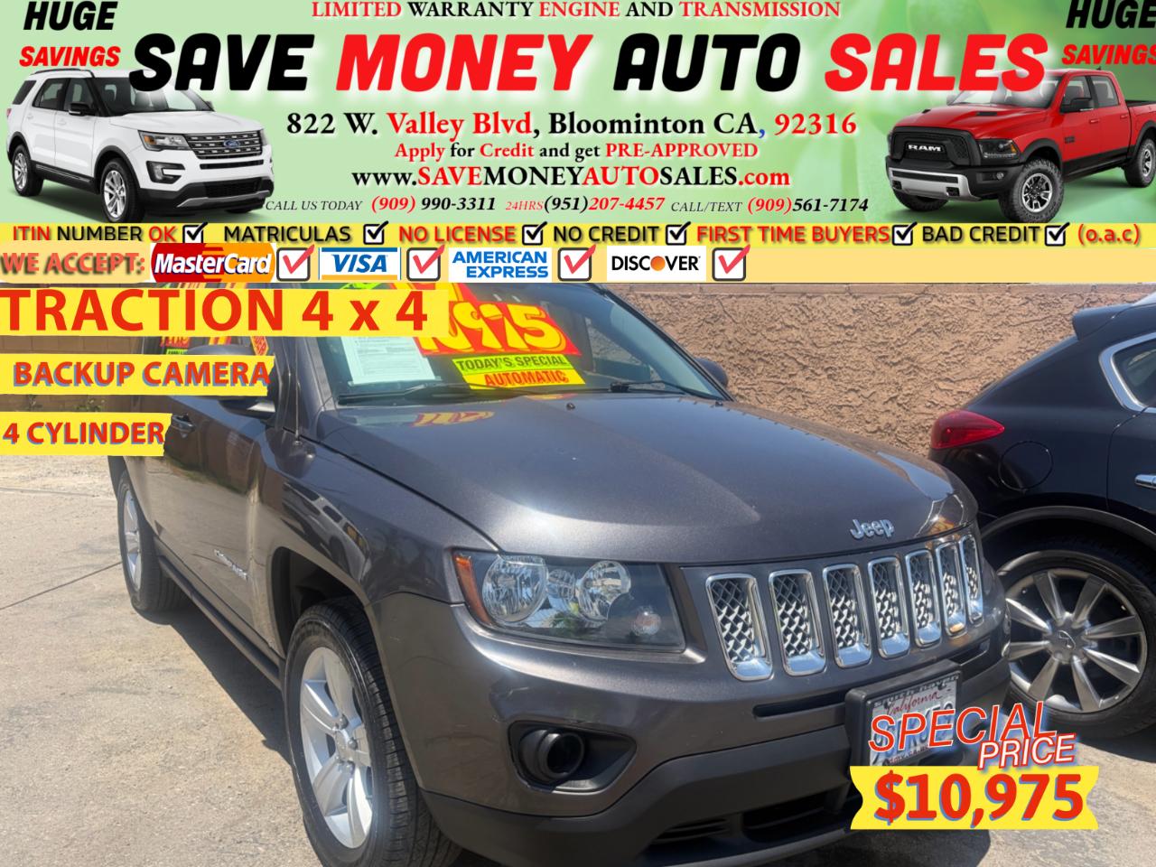 2017 Jeep Compass TRACTION 4X4