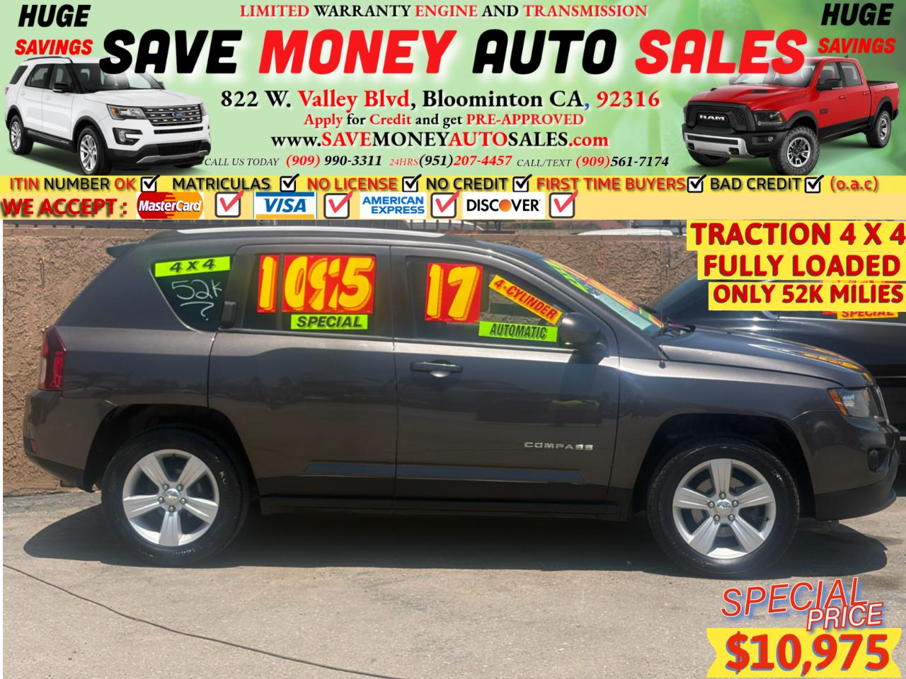 2017 Jeep Compass TRACTION 4X4