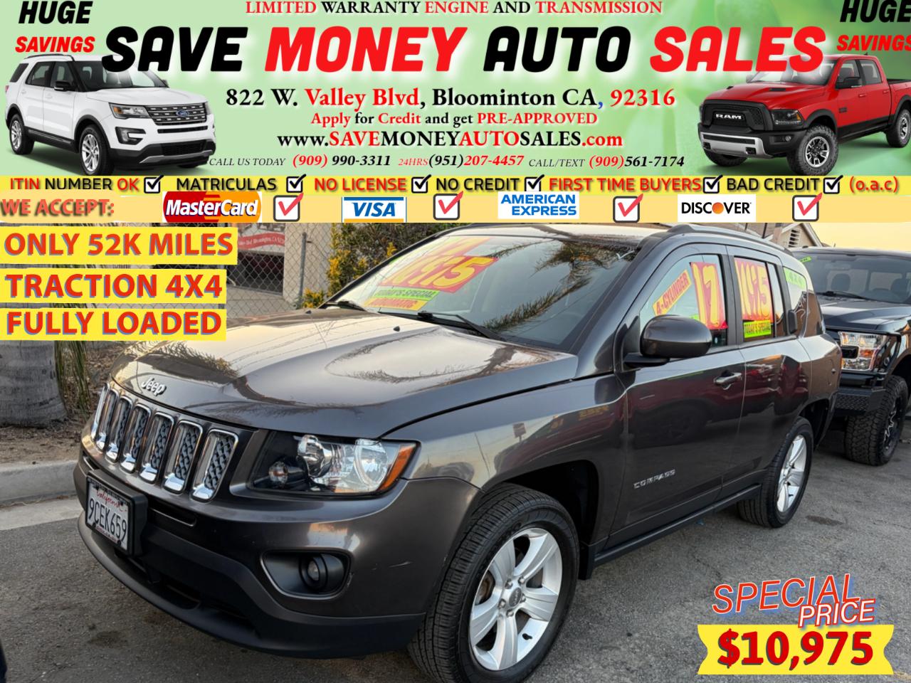 2017 Jeep Compass TRACTION 4X4