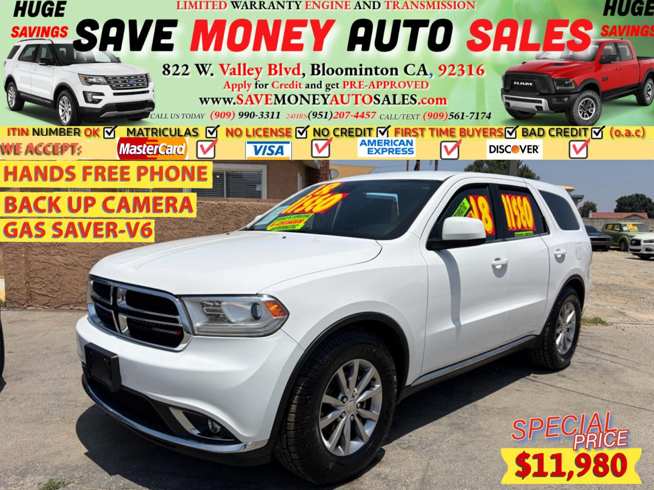 2018 Dodge Durango BACK UP CAMERA