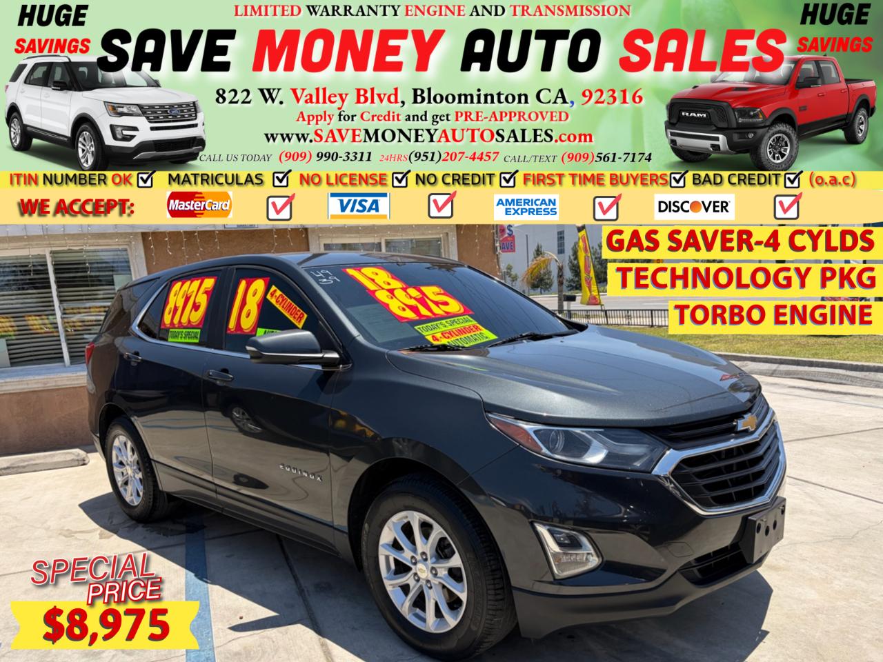 2018 Chevrolet Equinox TURBO ENGINE