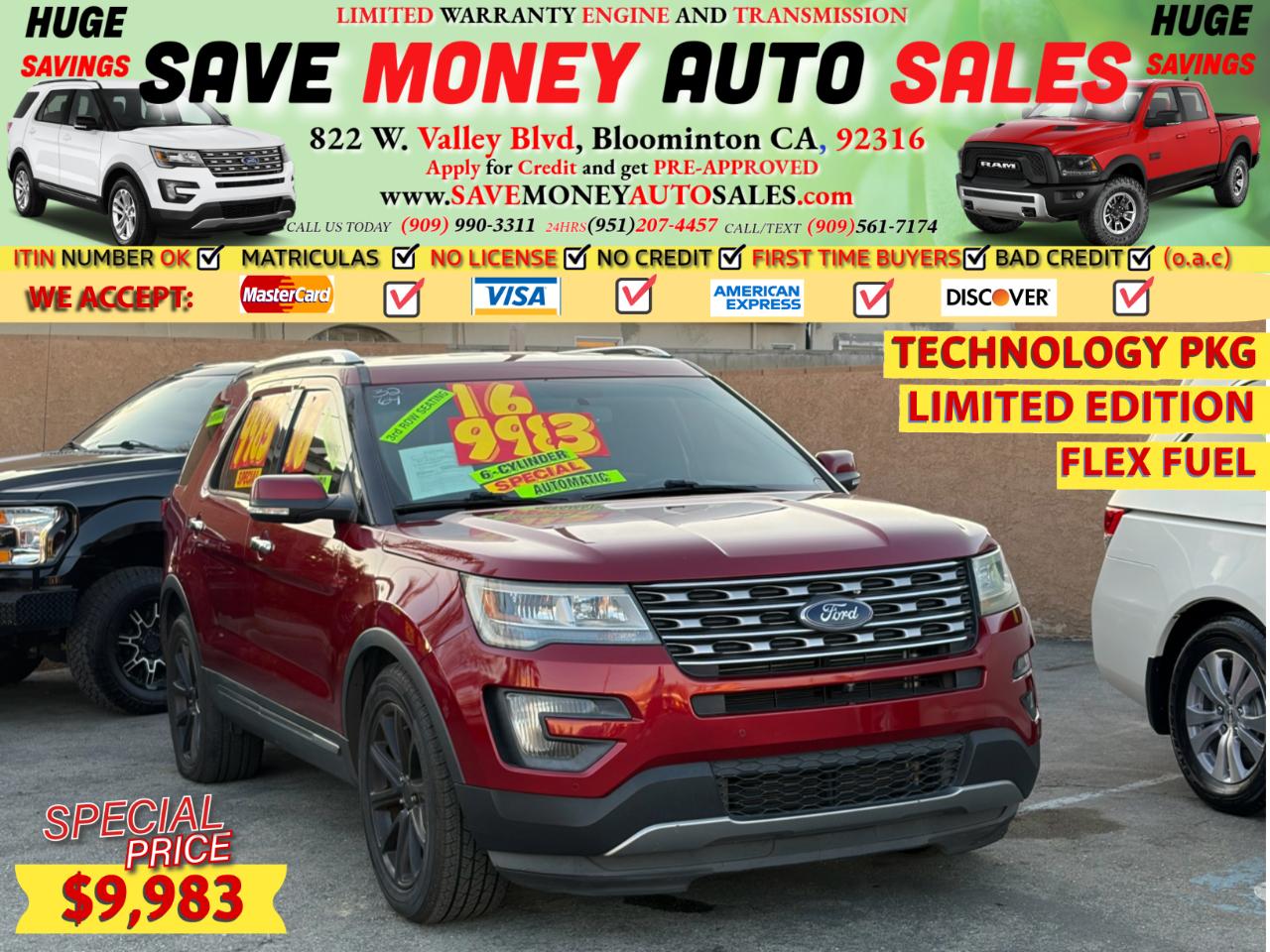 2016 Ford Explorer LIMITED EDITION*