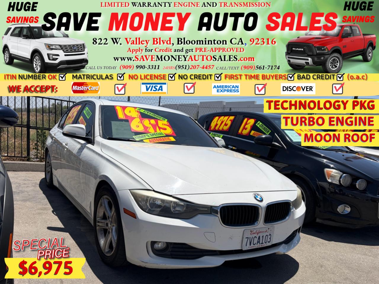 2014 BMW 3 Series TURBO ENGINE*