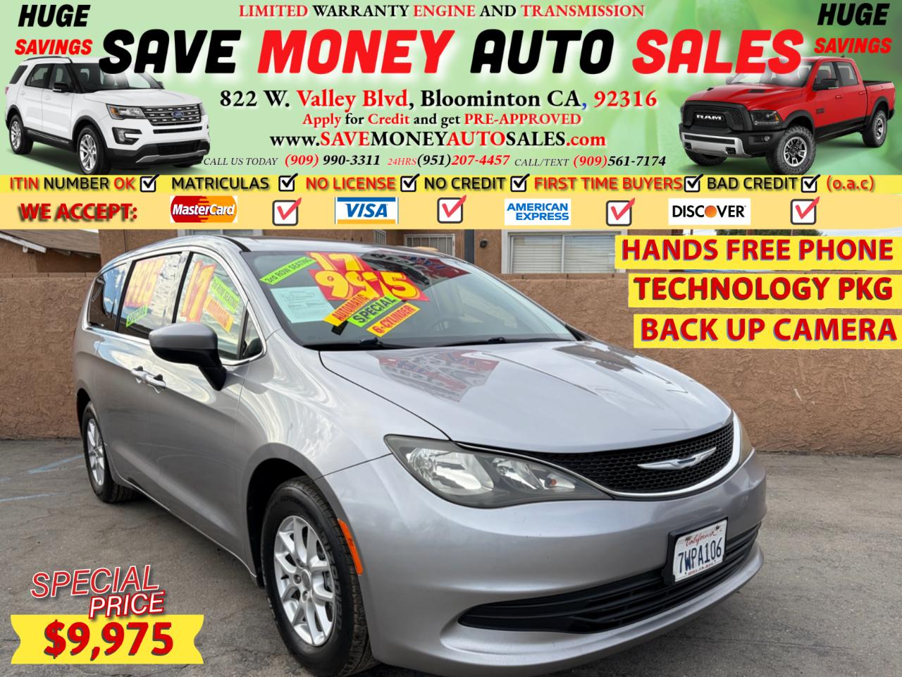 2017 Chrysler Pacifica TECHNOLOGY PKG