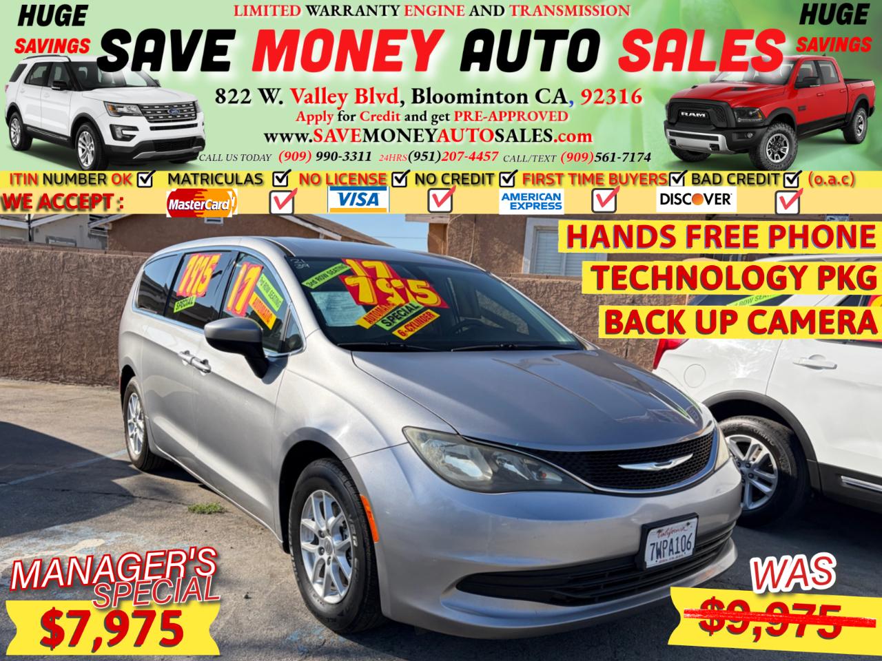 2017 Chrysler Pacifica TECHNOLOGY PKG