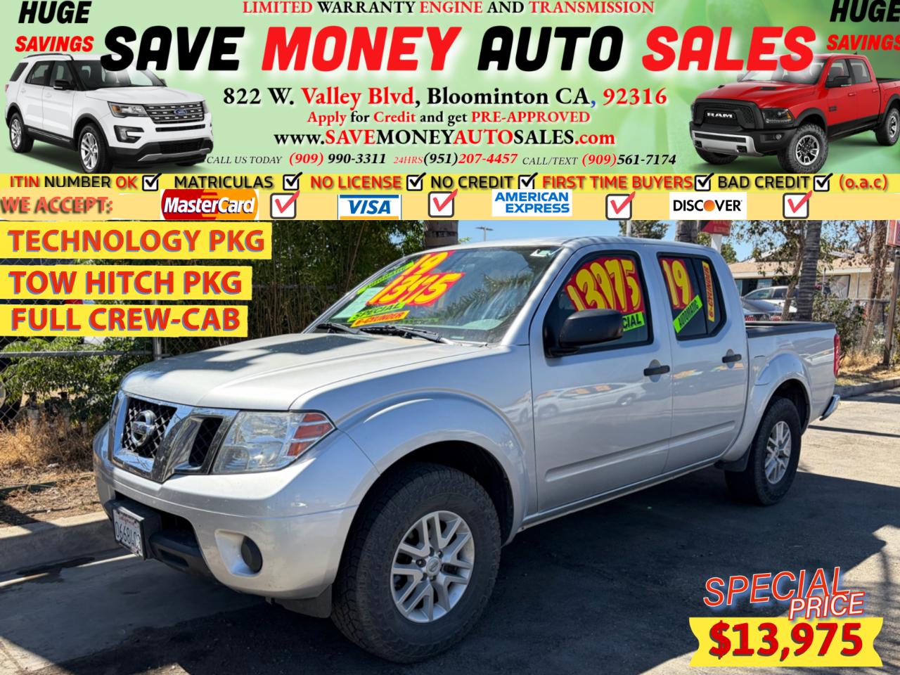 2019 Nissan FRONTIER S FULL CREW - CAB