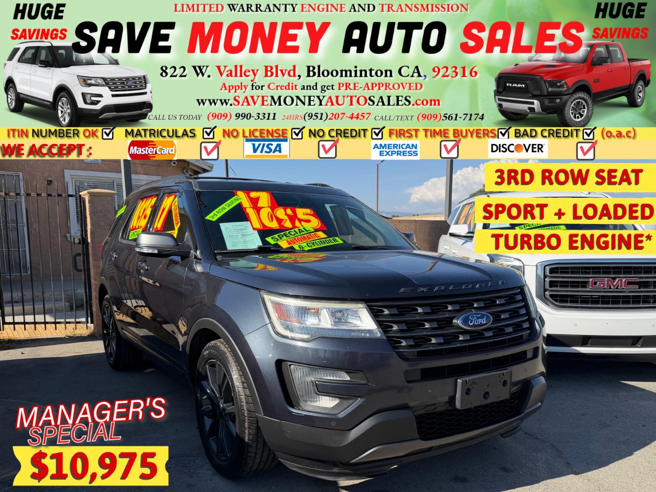 2017 Ford Explorer SPORT + FULLY LOADED