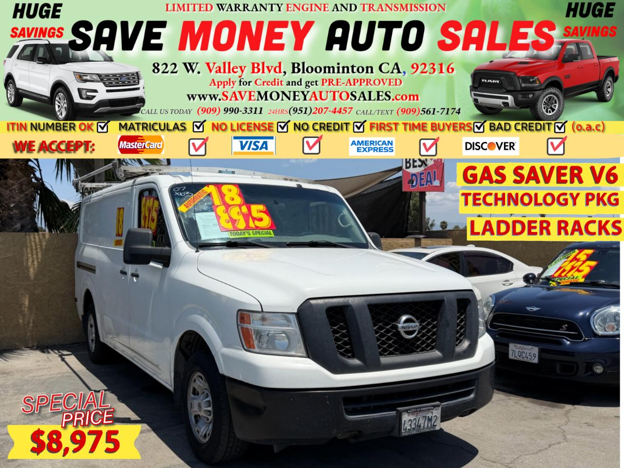 2018 Nissan NV Cargo TECHNOLOGY PKG