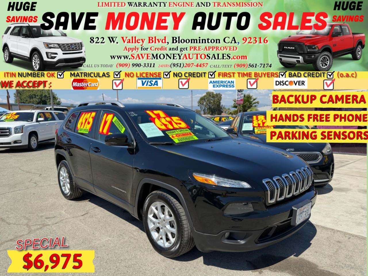 2017 Jeep Cherokee BACK UP CAMERA